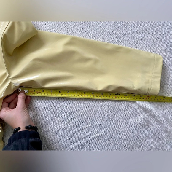 Yellow Nuage Rain Jacket with Belt - Picture 9 of 14